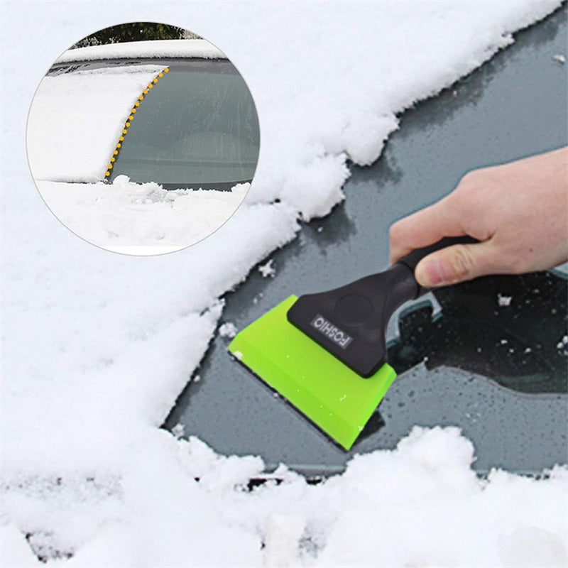 1Pc Car Window Squeegee Silicone Ice Scraper Water Blade Wiper Windshield  Glass Cleaner with Handle Snow Cleaning Tint Tool