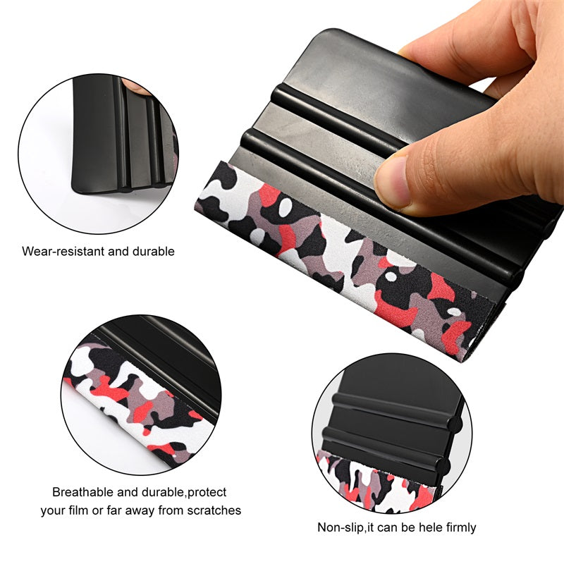 Its A Wrap Autofoshio 4pcs Nylon Door Cover Mat & Window Tint Tool Set For  Car Protection