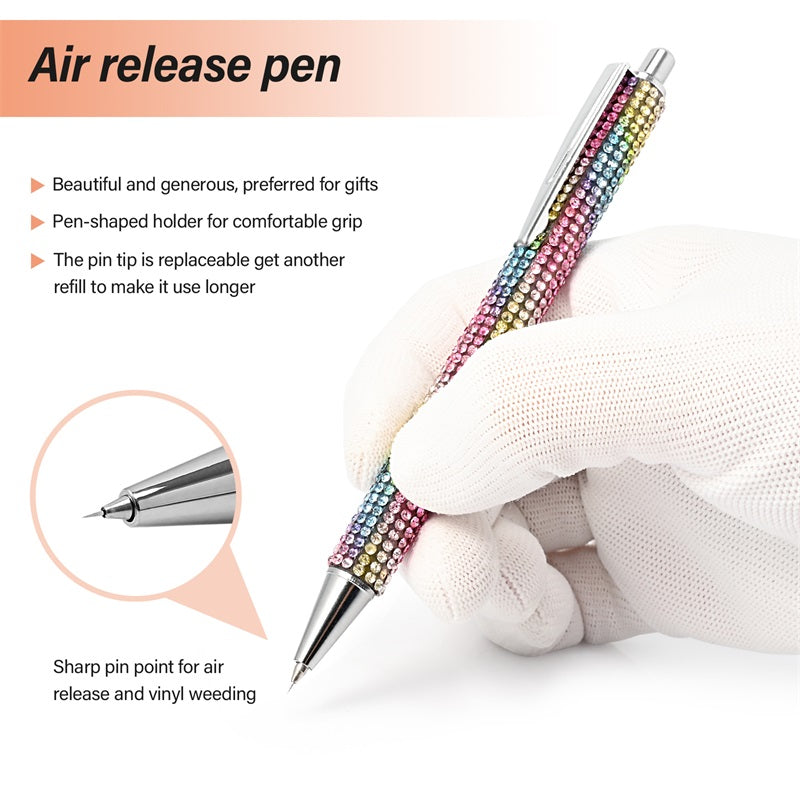 FOSHIO Window Wrap Tint Interior Sticker Bubble Remove Pen Air Release