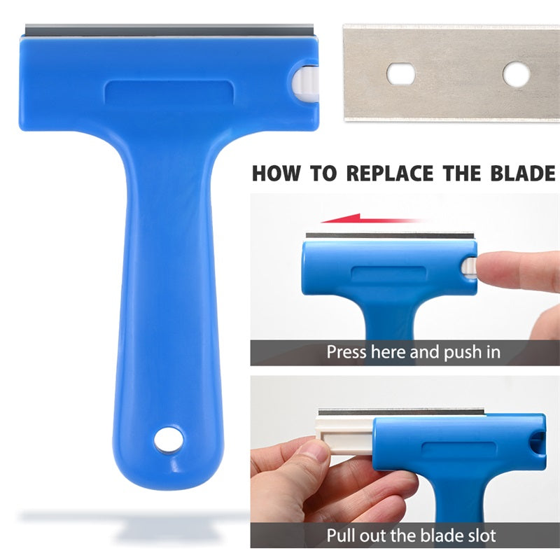 FOSHIO Sticker Remover Razor Scraper Window Tint Glass Cleaning Tool