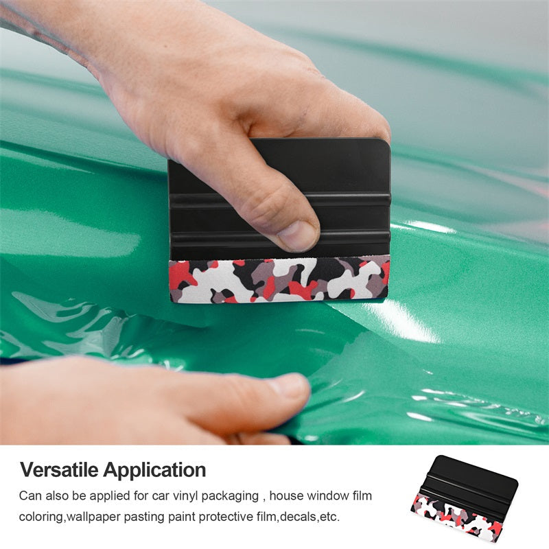 China Plastic Felt Edge Squeegee 4 Inch for Car Vinyl Scraper