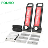 FOSHIO Razor Scraper Tool Blade Storage Razor Blade Scraper for Car Sticker Glass Label