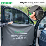 FOSHIO 2PCS Magnet Car Door Cover Vehicle Fabric Door Cover Car Wrap Tools