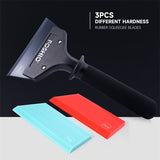 FOSHIO Handle PPF Squeegee Household Window Glass Cleaning Squeegee Water Wiper