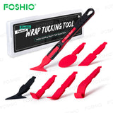 FOSHIO 7IN1 Vinyl Tucking Tool Set Film Edge Installation Squeegee Tool