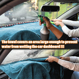 FOSHIO Car Dash Cover Window Tint Cover Mat Mods Dash Carpet Protector