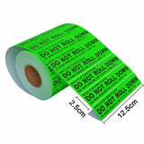 FOSHIO Car Stickers "DO NOT ROLL DOWN " Warning Label Window Safety Mark Reflective Tape Stickers