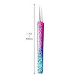 FOSHIO Vinyl Craft Weeding Hand Tool Leopard Stainless Steel Tweezers