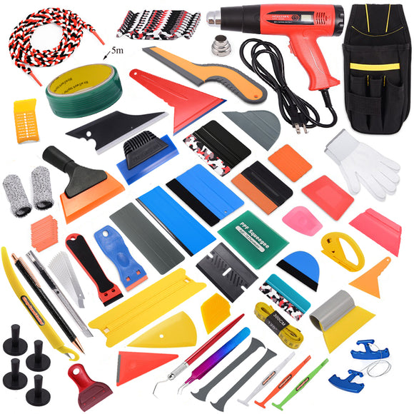 Car Wrapping Tools - Fahrzeugfolierung Werkzeug Stock Illustration